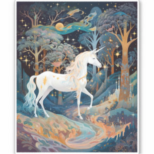 Adesivo Unicorn Fantasy Art