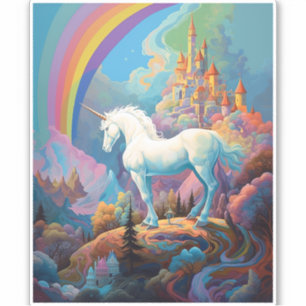 Adesivo Unicorn Fantasy Art