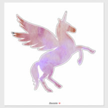 Unicórnio, Pegasus, colante colorido de cavalo de 