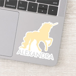Adesivo Unicórnio personalizado