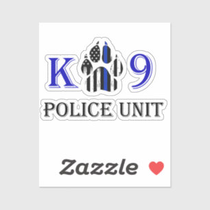 Adesivo Unidade de Polícia do K9