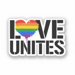 ADESIVO UNIDADES DE AMOR LGBTQ