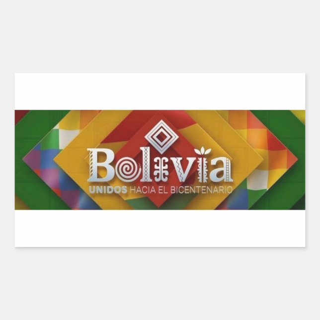 Adesivo unidos hacia el bicentenario (Frente)