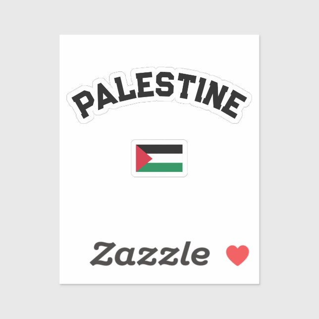 Adesivo Universidade do Estado da Palestina da Varsity (Folha)