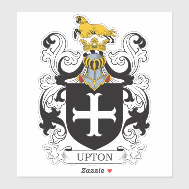 Adesivo Upton Family Crest (Folha)