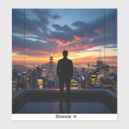 Adesivo Urban Sunset Reflections