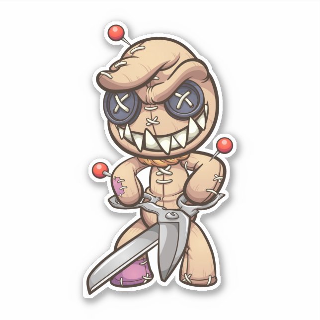 Adesivo Urso Assustador - Vodu