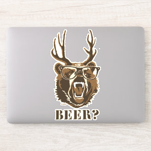 Adesivo Urso, cervos ou cerveja