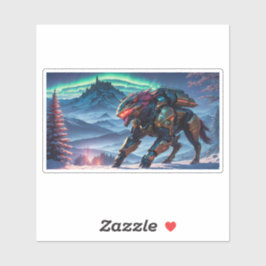 Adesivo Urso De Engrenagens Metálicas Do Norte