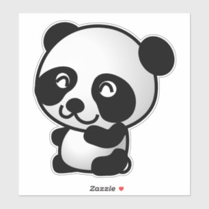 Adesivo Urso de Panda