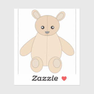 Adesivo Urso de Pelúcia