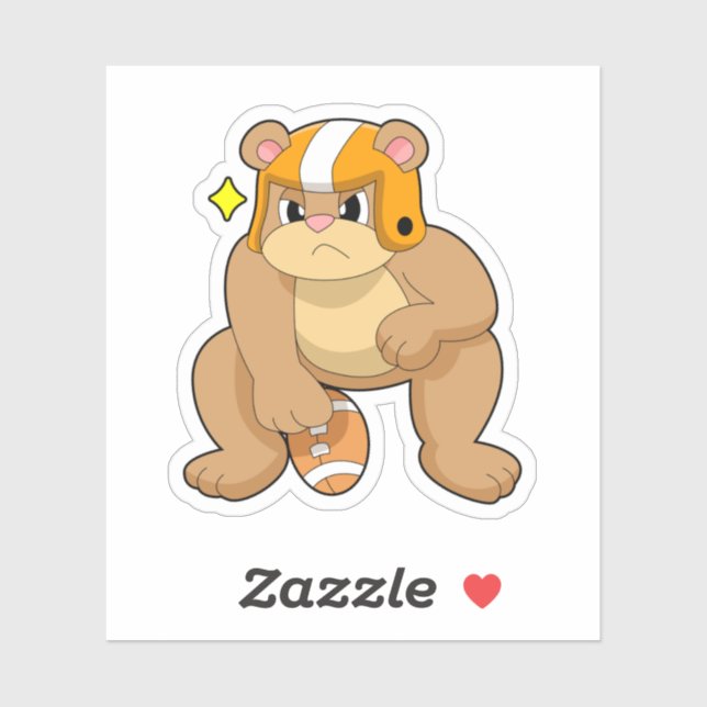 Adesivo Urso no Futebol (Folha)