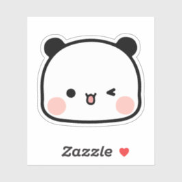 Adesivo Urso-panda, bubu e dudu, rosto-bubu