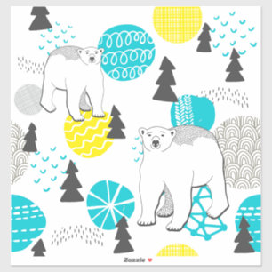 Adesivo Urso polar