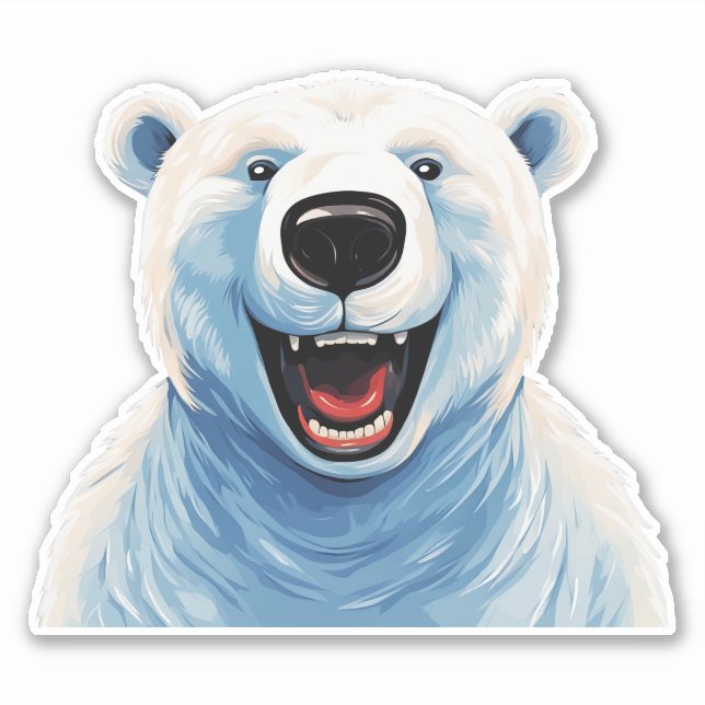 Adesivo Urso Polar Saído (Frente)