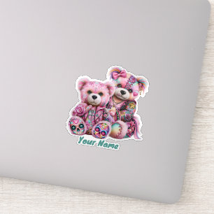 Adesivo Ursos Punk Personalizados