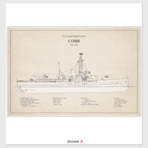 Adesivo USCGC Cobb wpg-181 - SBD