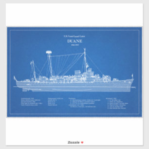 Adesivo USCGC Duane wpg-33 - ABD