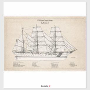 Adesivo USCGC Eagle wix-327 - SBD