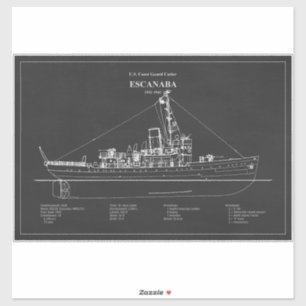 Adesivo USCGC Escanaba wpc-77 - PD