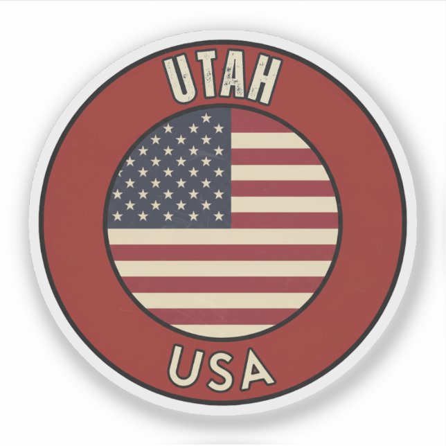 Adesivo Utah's Mighty 5 - National Parks Gift  (Frente)