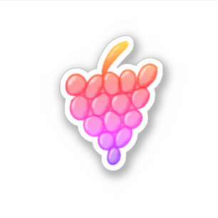 Adesivo Uvas Rosa
