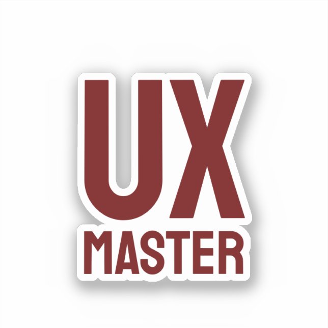Adesivo UX Master (Frente)