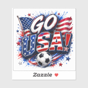Adesivo Vá EUA   fã de futebol americano 