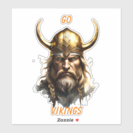 ADESIVO VÁ VIKINGS SEGUNDO GRAU MASCOT PERSONALIZAR CARRO