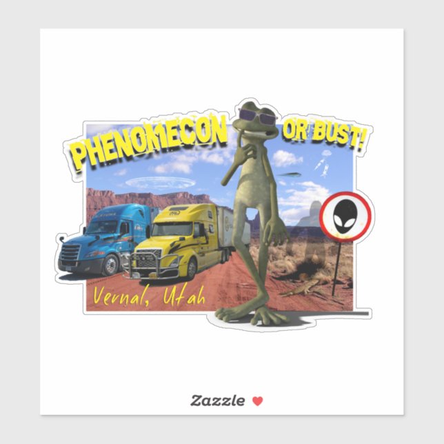 Adesivo Vaca ou Bust Vinyl Sticker (Folha)