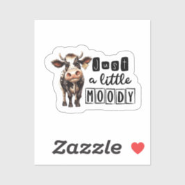 Adesivo Vaca Só Um Pouco Motiva