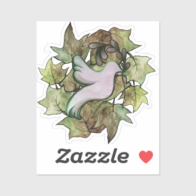 Adesivo Vaga da Paz na Terra e da Esperança pela Paz Mundi (Folha)