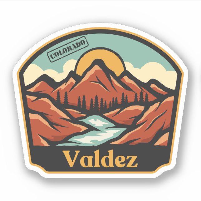 Adesivo Valdez, Colorado (Frente)