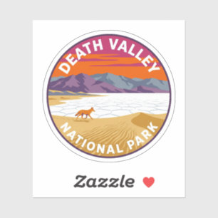 Adesivo Vale da Morte Parque Nacional Retrô Califórnia