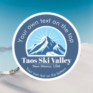 Adesivo Vale de Esqui do caos Novo México usa estância de 