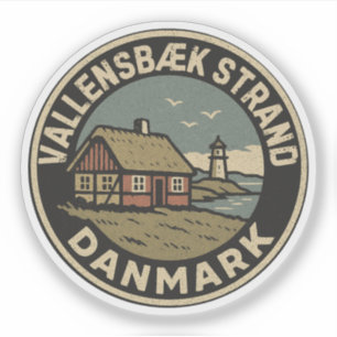 Adesivo Vallensbæk Strand, Dinamarca