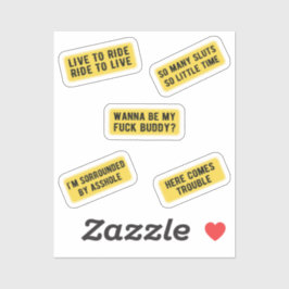 Adesivo Vamos (Amarelo)