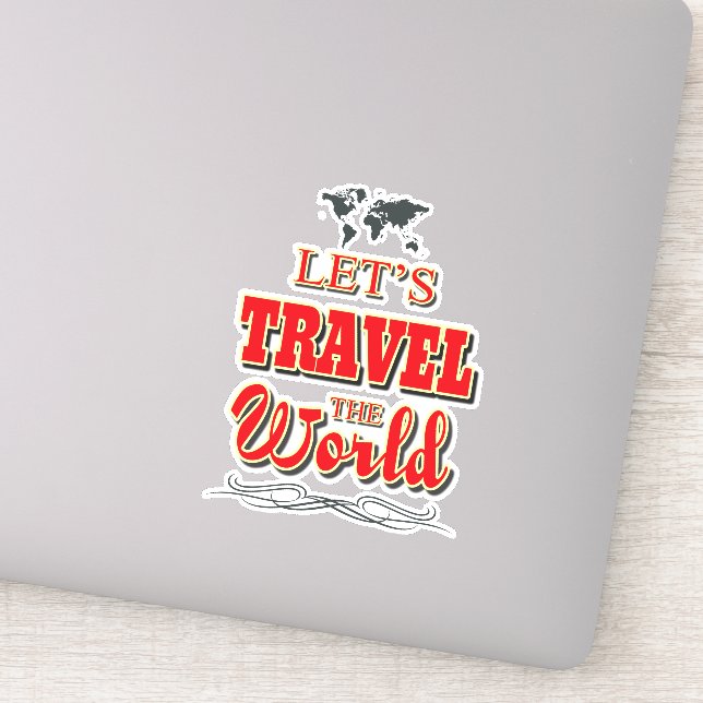 Adesivo Vamos do mundo (Detalhe)