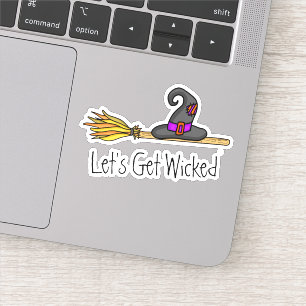 Adesivo Vamos fica pervertido Bruxchy Halloween