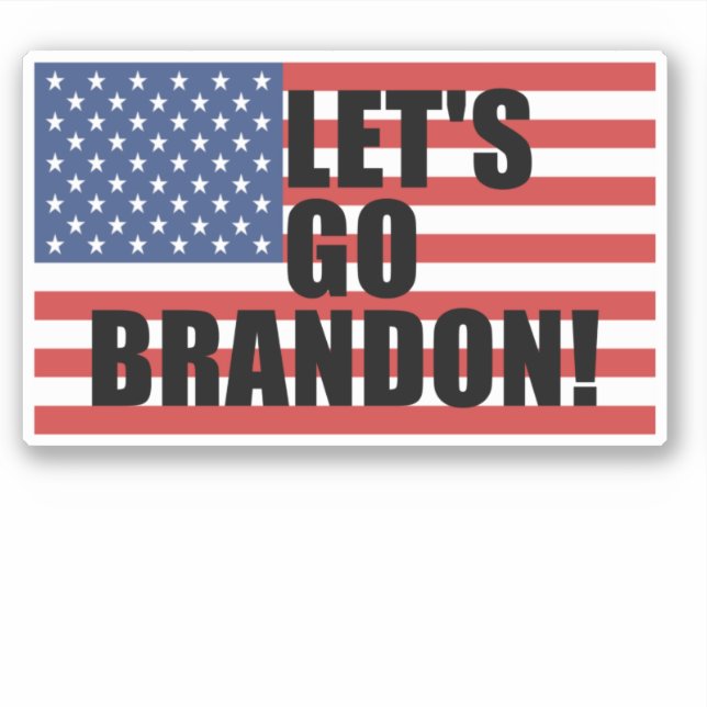 Adesivo Vamos Go Brandon Sticker (Frente)