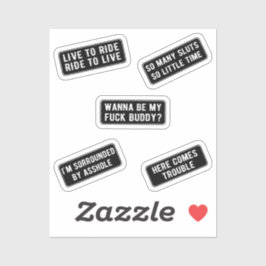 Adesivo Vamos (Preto)