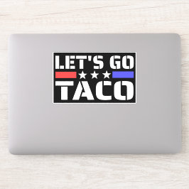 Adesivo Vamos Taco Engraçados Tacos