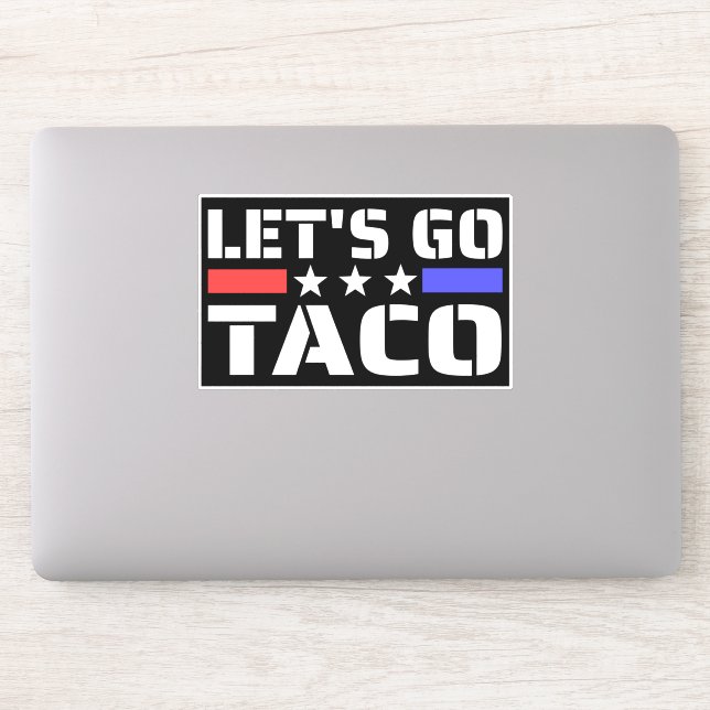 Adesivo Vamos Taco Engraçados Tacos (Computador)