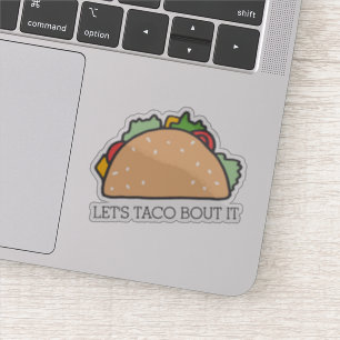 Adesivo Vamos Taco Sobre Ti Corajoso Comida Mexicano
