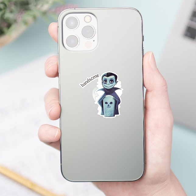 Adesivo Vampiro bonito (Telefone)