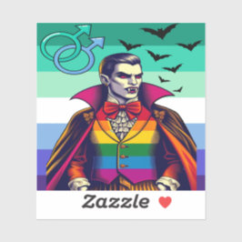 Adesivo Vampiro De gay No Arco-Íris