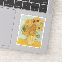 van Gogh Still Life Vase com Doze Girassóis