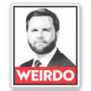 Adesivo Vance Anti Trump - Weirdo