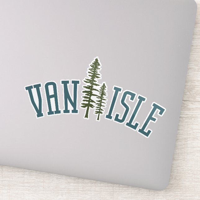 Adesivo Vancouver Island Places West Coast Vinyl Sticker (Detalhe)