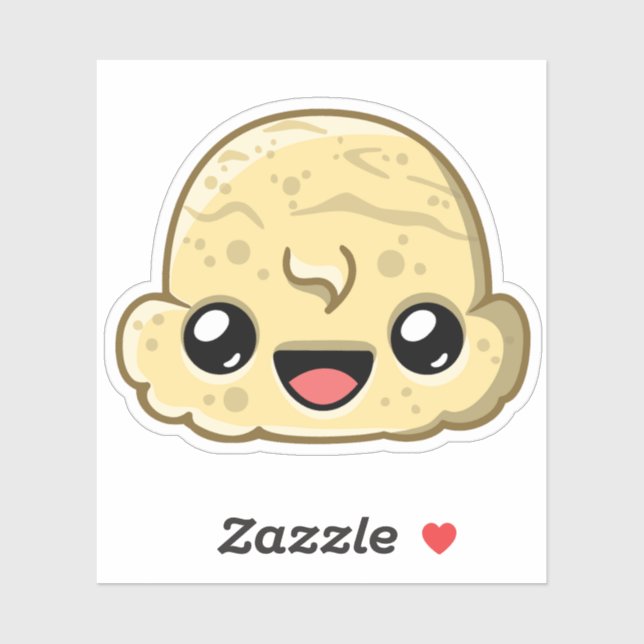 Adesivo Vanilla Scoop - Ice Cream Jump (Folha)